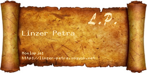 Linzer Petra névjegykártya